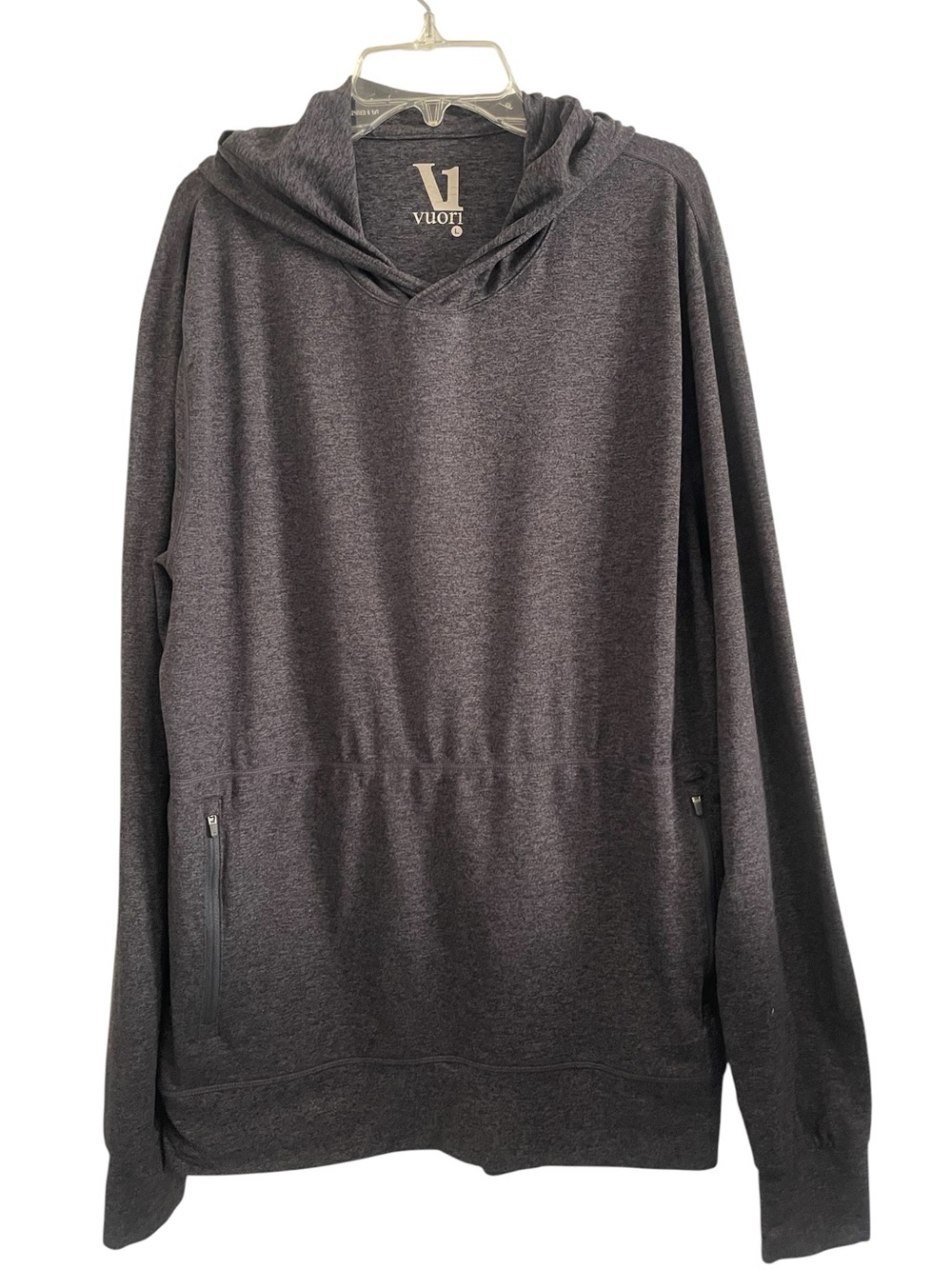Vuori
Vuori Men’s Ponto Performance Stretch Pullover Hoodie Charcoal Size Large